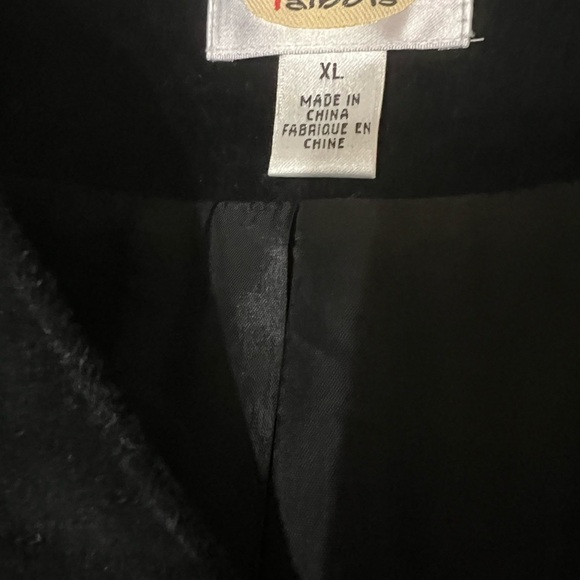 Talbots Black Embroidered Vest Pit to pit is 24” - Picture 4 of 6